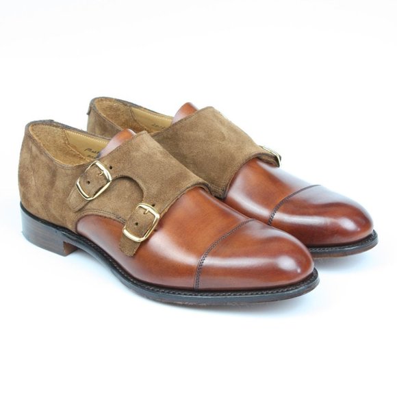 Joseph Cheaney ANNIE Handmade Double Monk Strap Shoes - US 6 / UK 4 ENGLAND - Picture 1 of 9